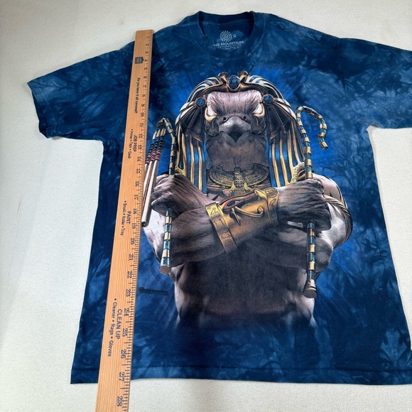 The Mountain T Shirt 2014 David Penfound Pharoah Tie Dye Size Medium Blue - Picture 7 of 7